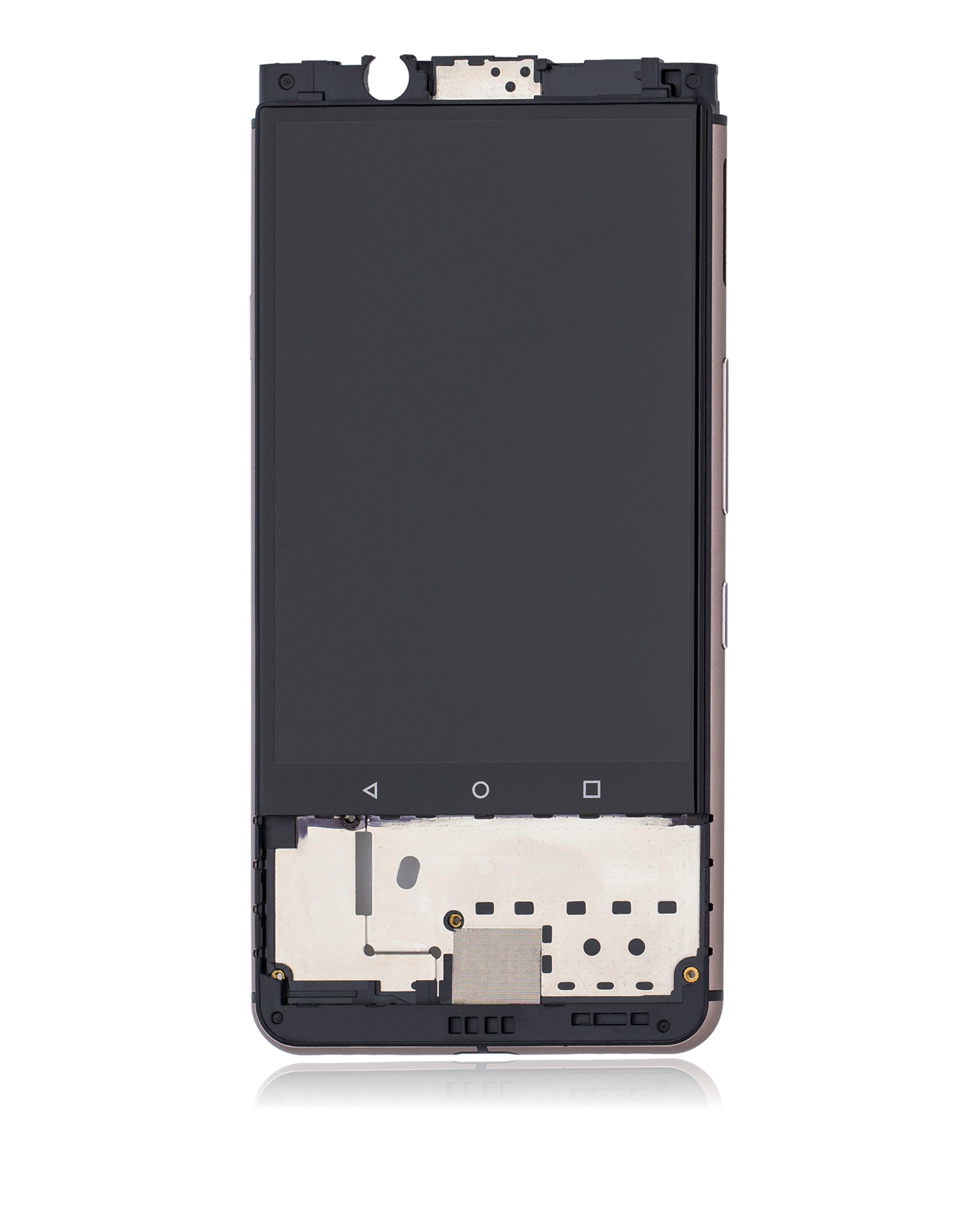 LCD-Display mit Rahmen für BlackBerry KEYone (Generalüberholt, Bronze)