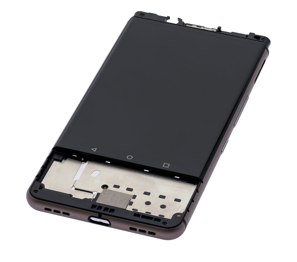 LCD-Display mit Rahmen für BlackBerry KEYone (Generalüberholt, Bronze)