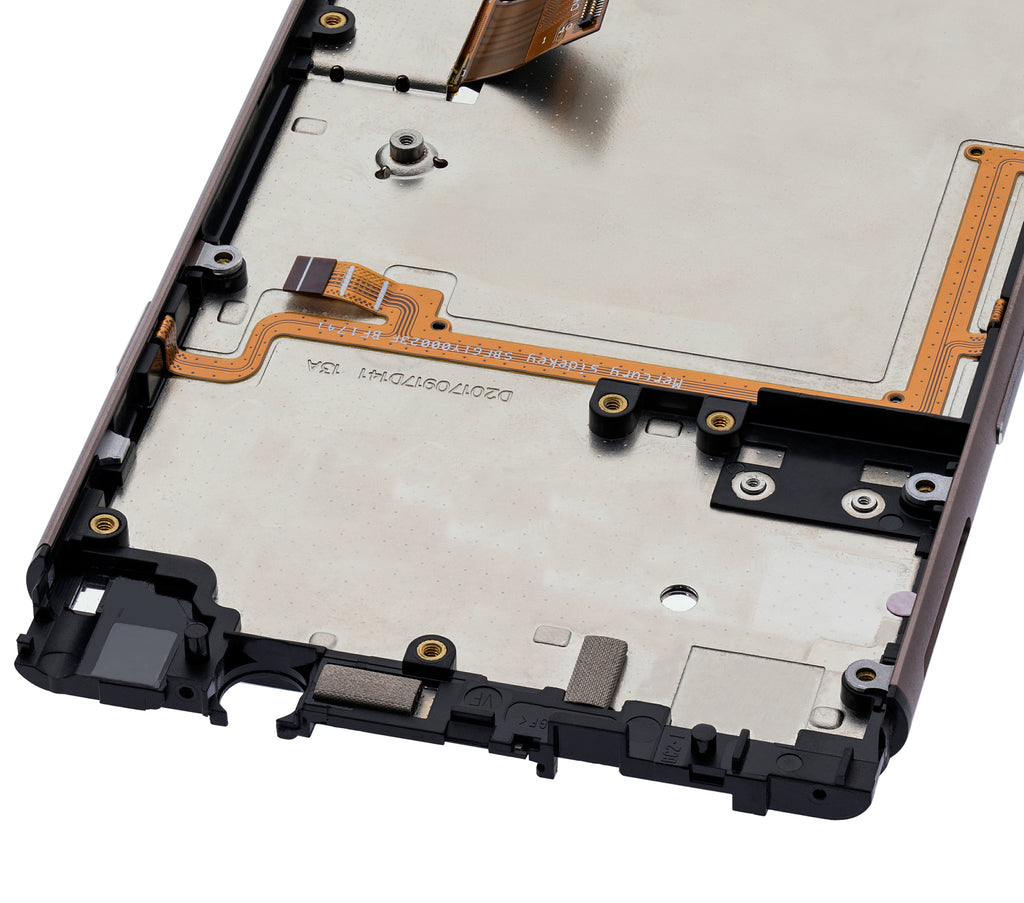 LCD-Display mit Rahmen für BlackBerry KEYone (Generalüberholt, Bronze)