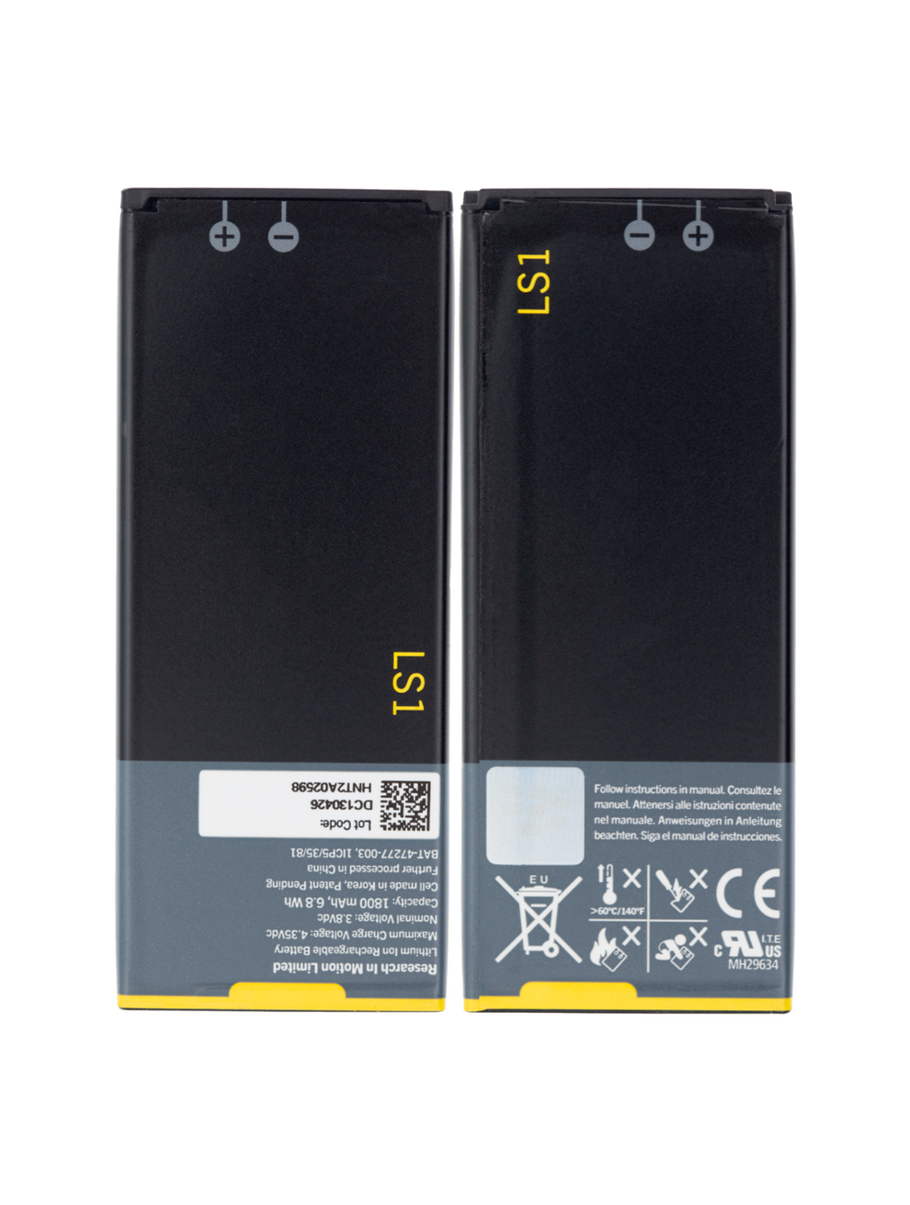 Ersatzakku für BlackBerry Z10 (LS1) (BAT-47727-001) (ACC-51546-301)