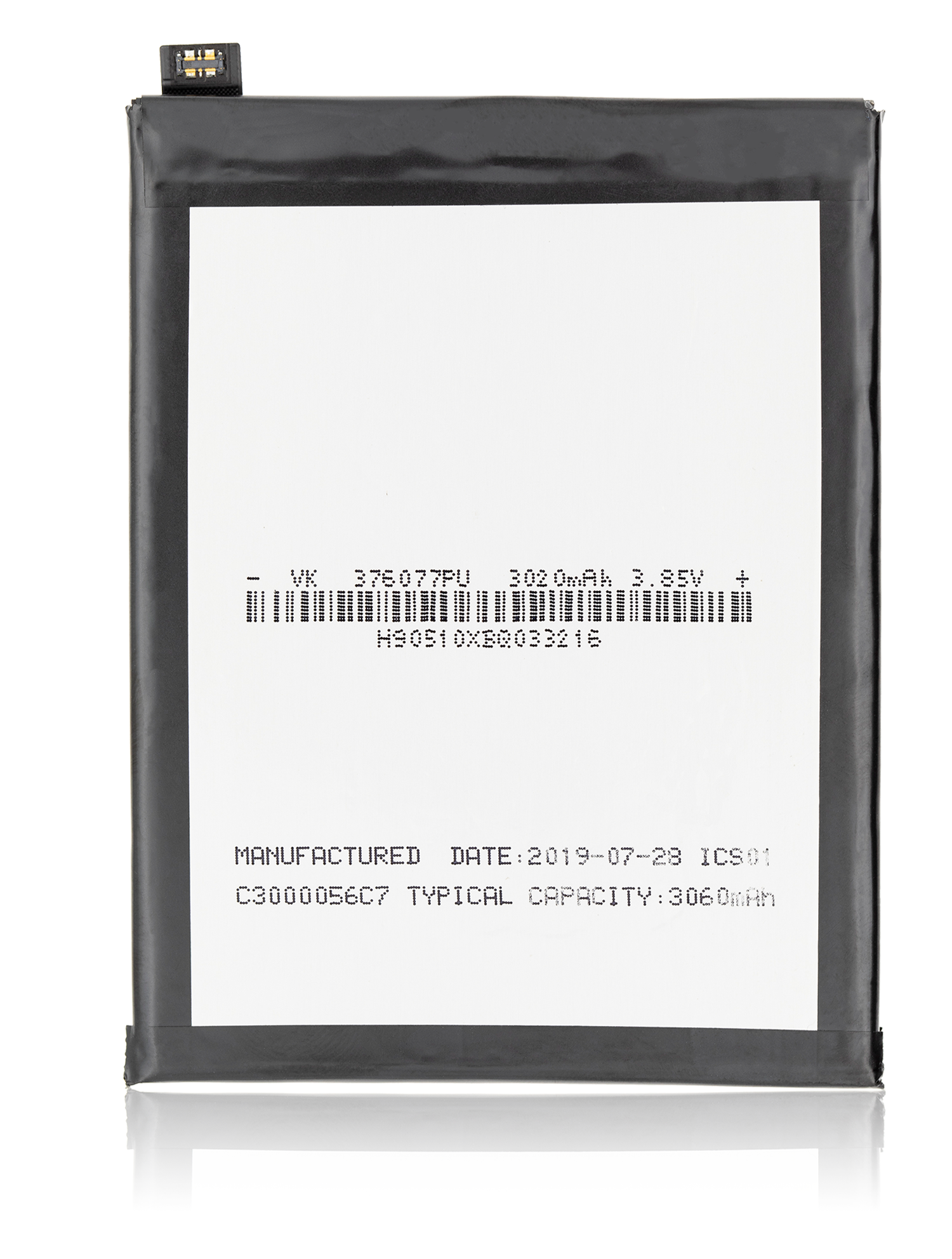 Replacement battery for BlackBerry Motion / Alcatel 3V (5032 / 2019) (TLP038B1)