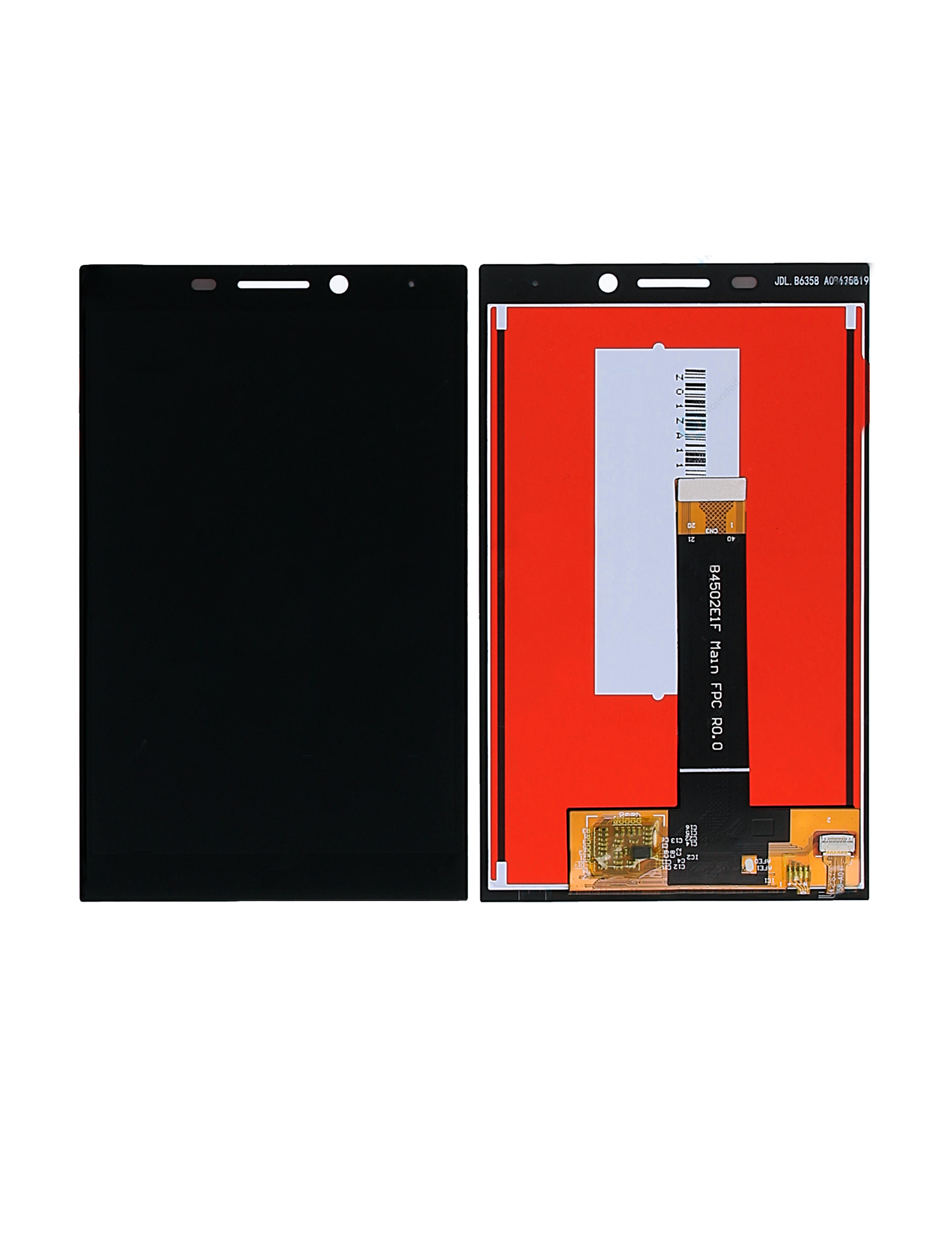LCD-Display ohne Rahmen für BlackBerry KEY2 LE / Lite (BBE100 Series) (Refurbished) (Alle Farben)