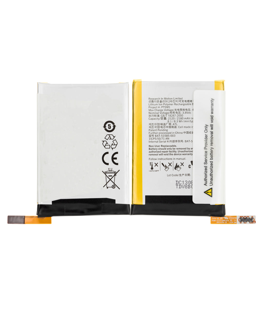 Ersatzakku für BlackBerry Q5 (BAT-51585-103)