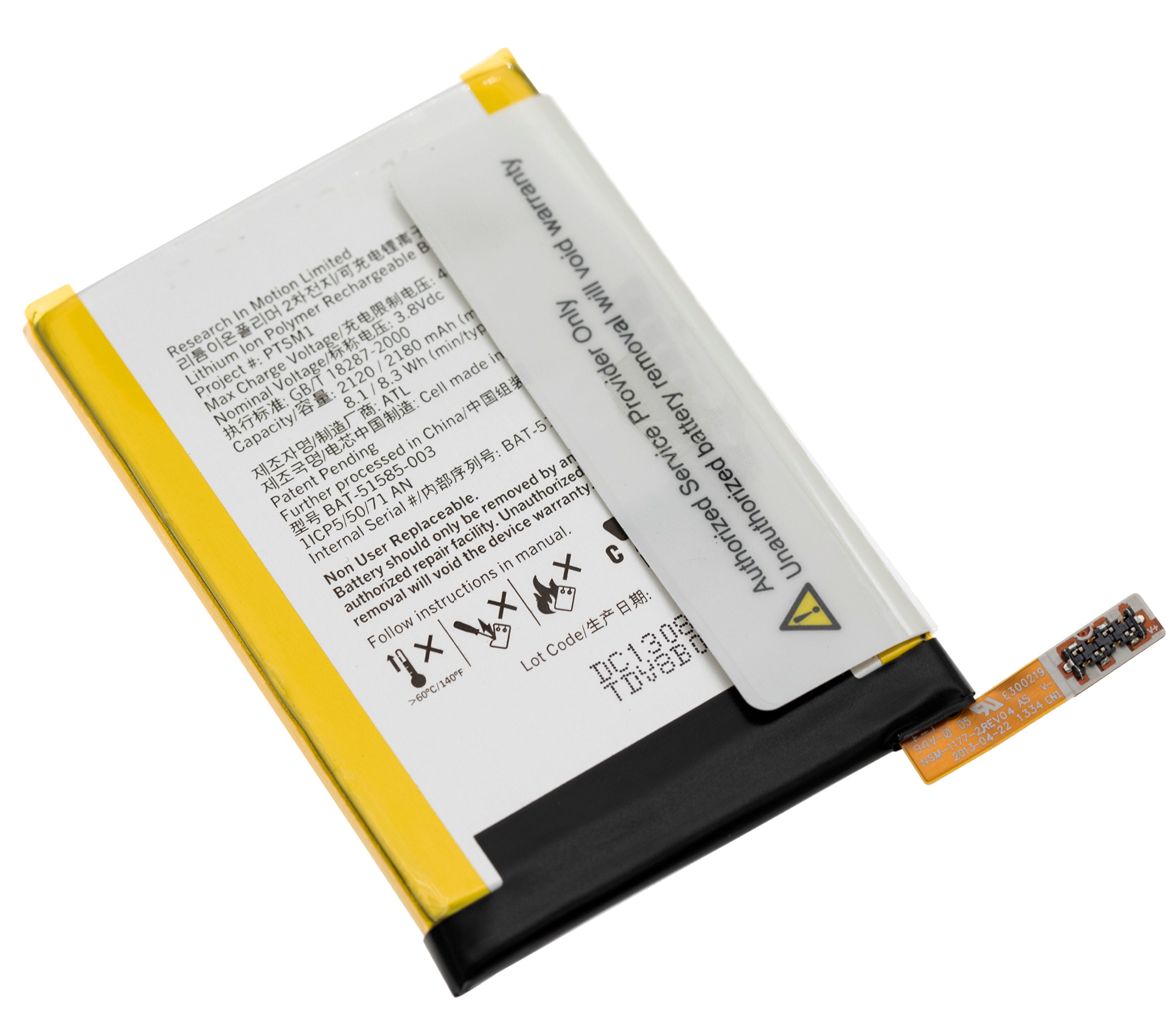 Ersatzakku für BlackBerry Q5 (BAT-51585-103)