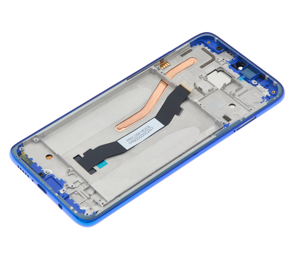 LCD Display with Frame for Xiaomi Redmi Note 8 Pro (Refurbished) (Blue)
