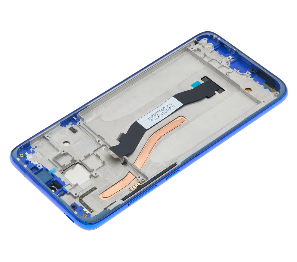 LCD Display with Frame for Xiaomi Redmi Note 8 Pro (Refurbished) (Blue)