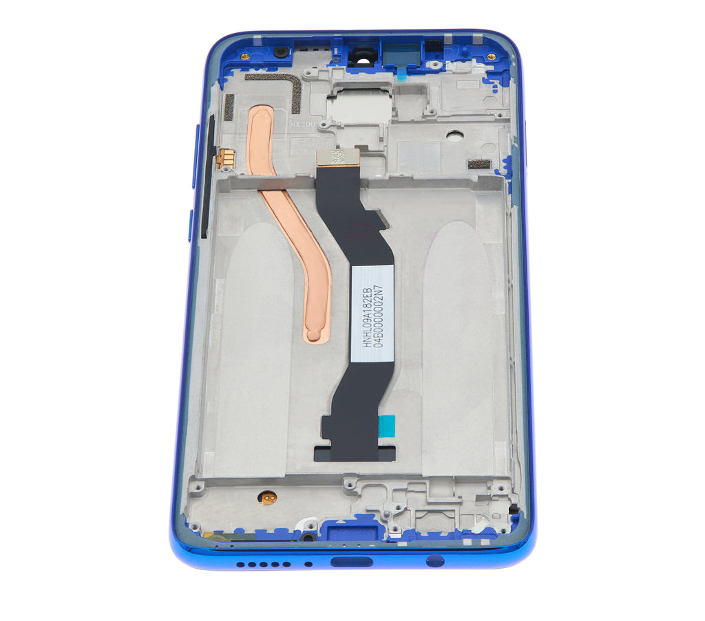 LCD Display with Frame for Xiaomi Redmi Note 8 Pro (Refurbished) (Blue)