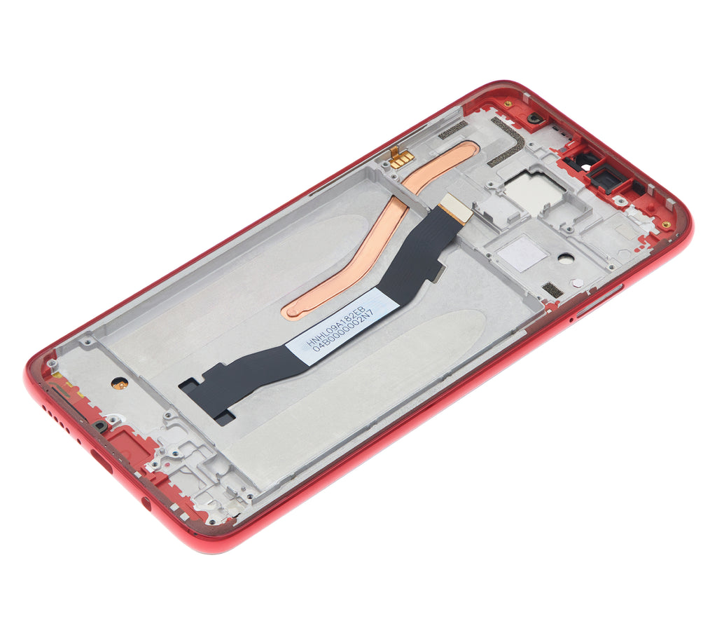 LCD Display with Frame for Xiaomi Redmi Note 8 Pro (Refurbished) (Red)