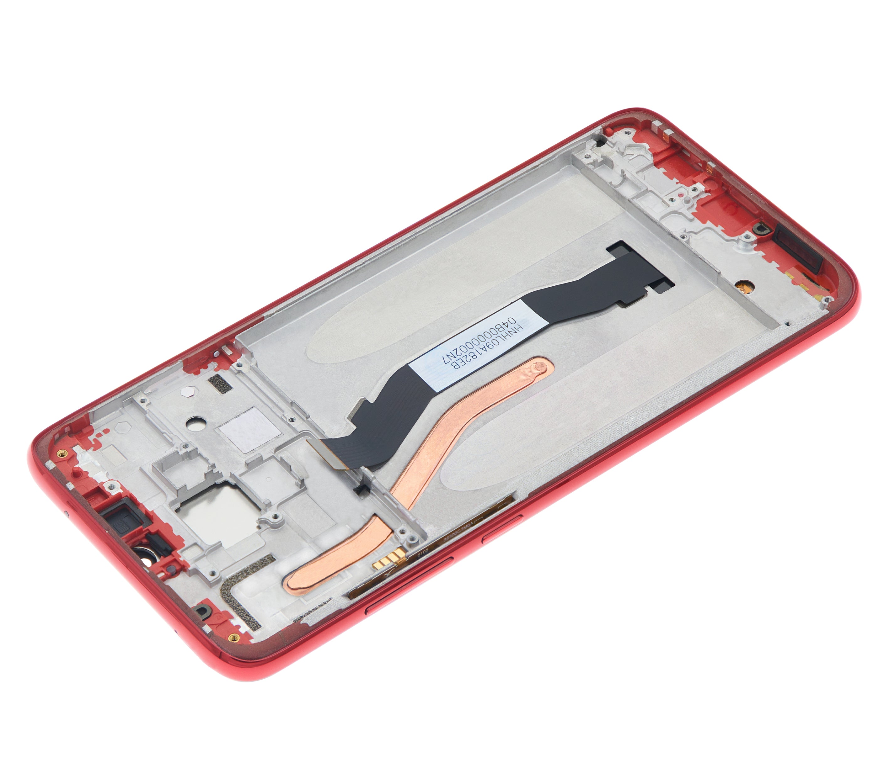 LCD Display with Frame for Xiaomi Redmi Note 8 Pro (Refurbished) (Red)