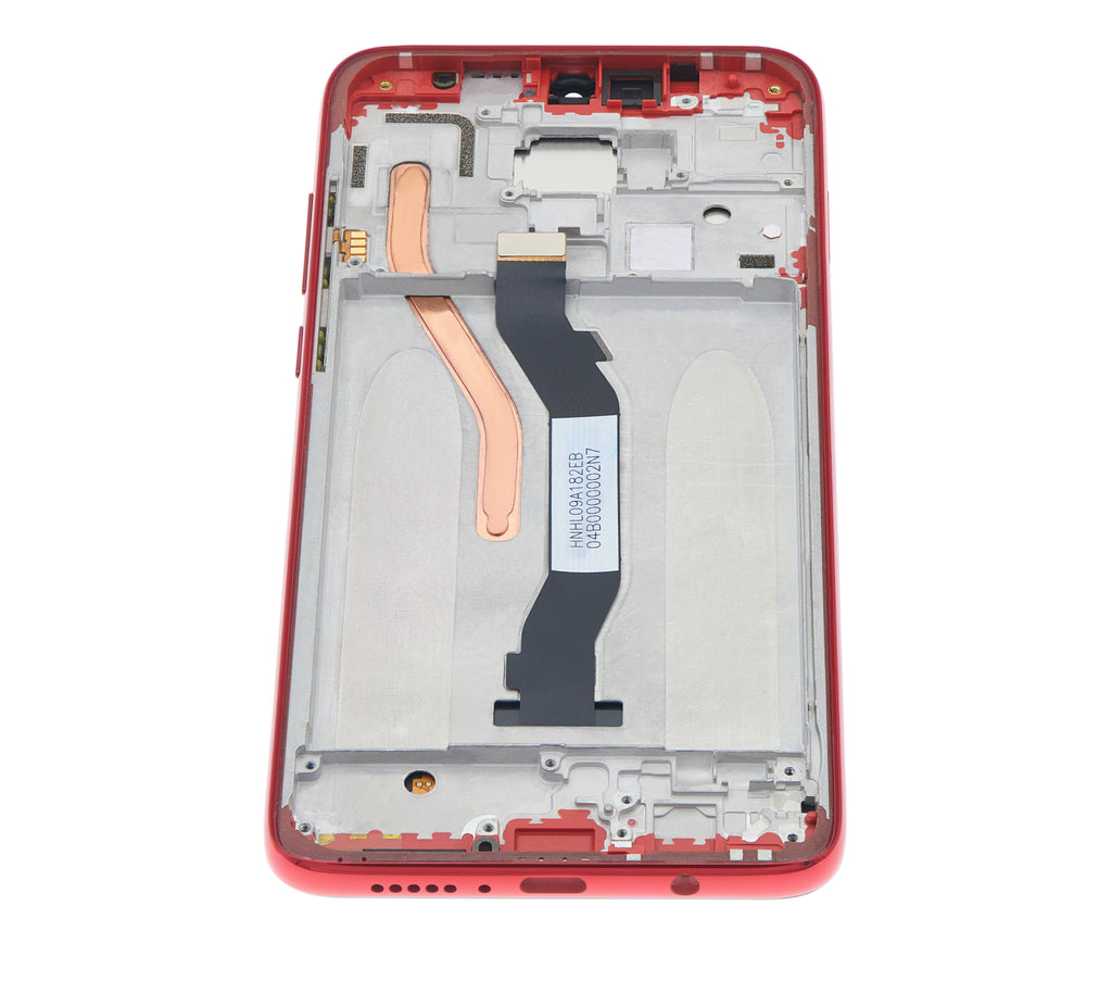 LCD Display with Frame for Xiaomi Redmi Note 8 Pro (Refurbished) (Red)