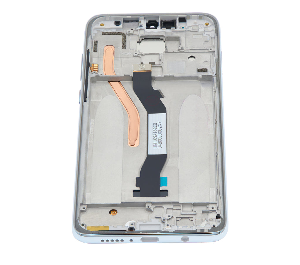 LCD Display with Frame for Xiaomi Redmi Note 8 Pro (Refurbished) (White)