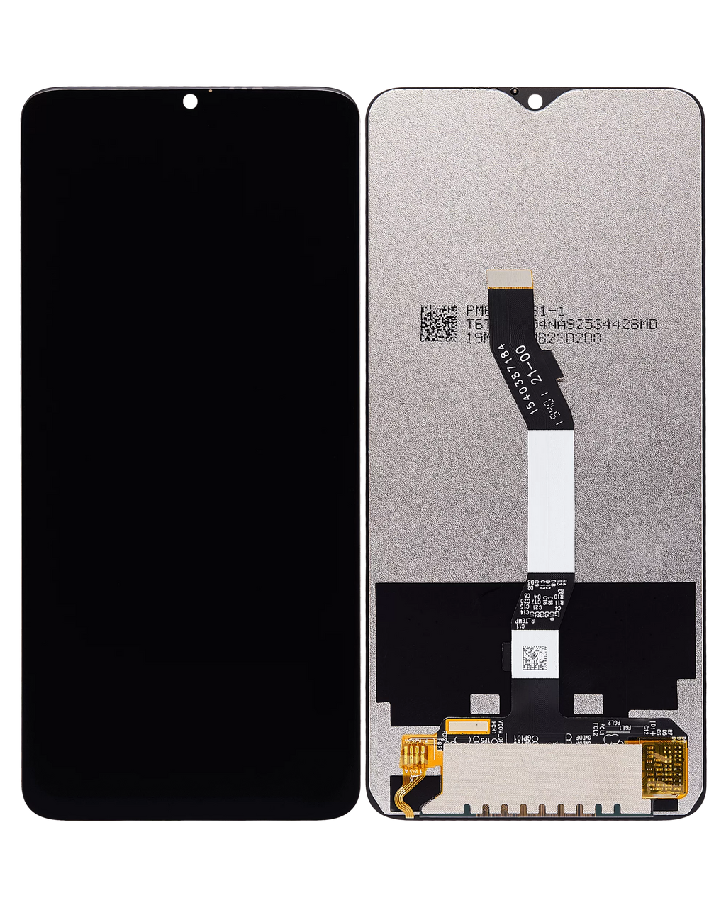 LCD ohne Rahmen für Xiaomi Redmi Note 8 Pro, Aftermarket Plus, alle Farben