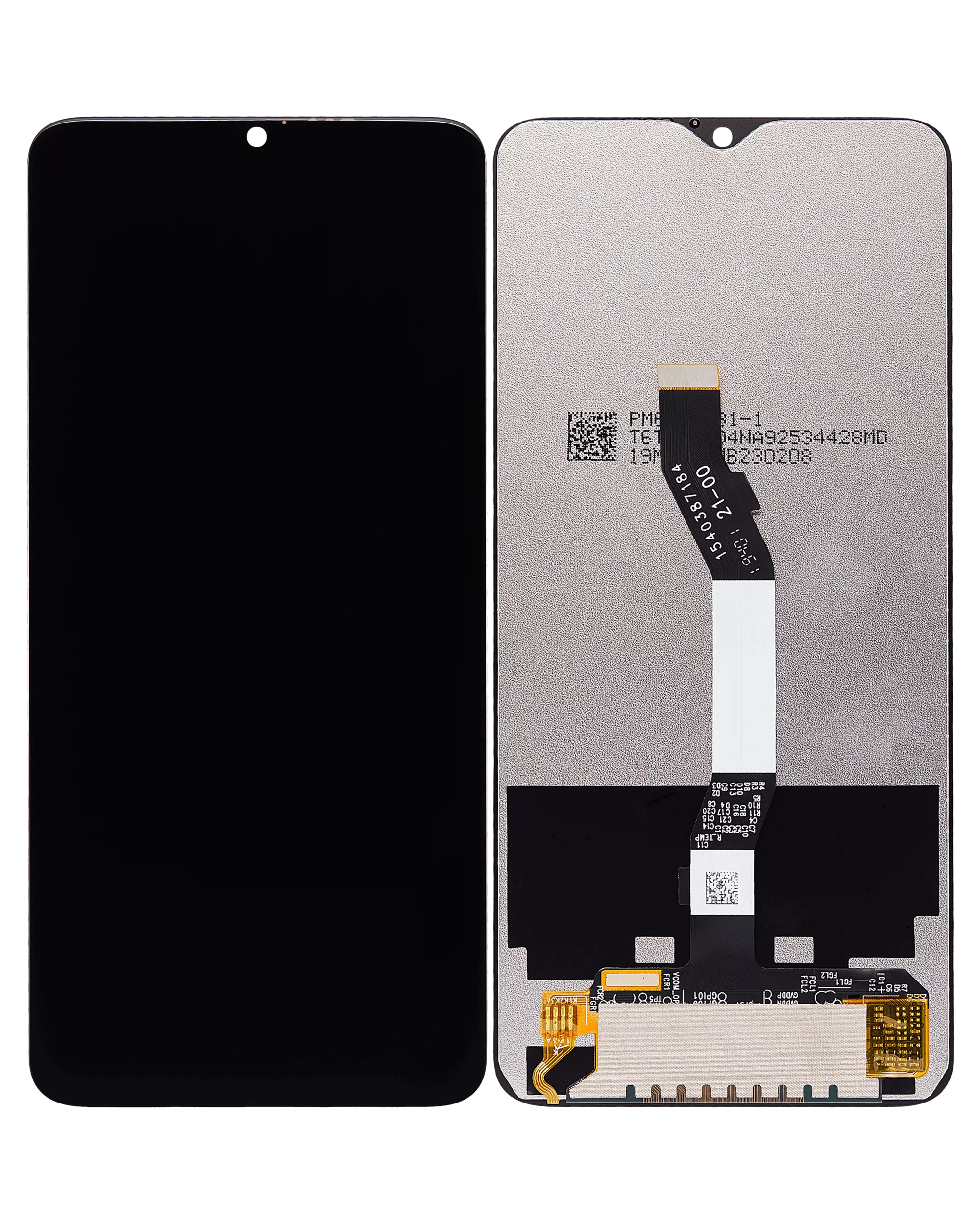 LCD ohne Rahmen für Xiaomi Redmi Note 8 Pro, Aftermarket Plus, alle Farben
