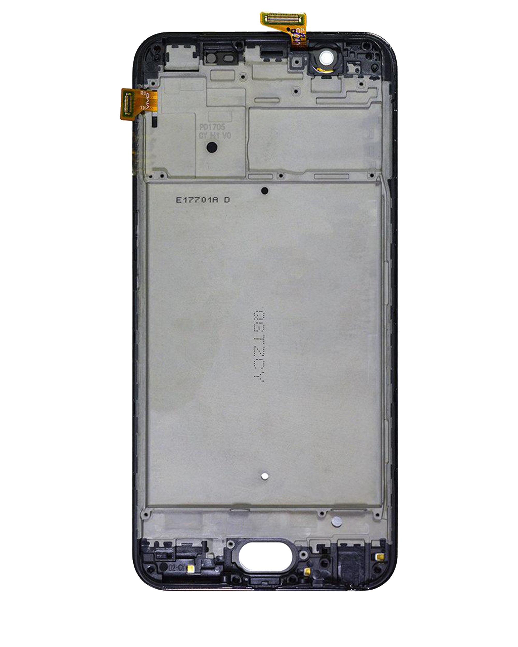 LCD Assembly with Frame for Vivo Y69 (Refurbished) (Matte Black)