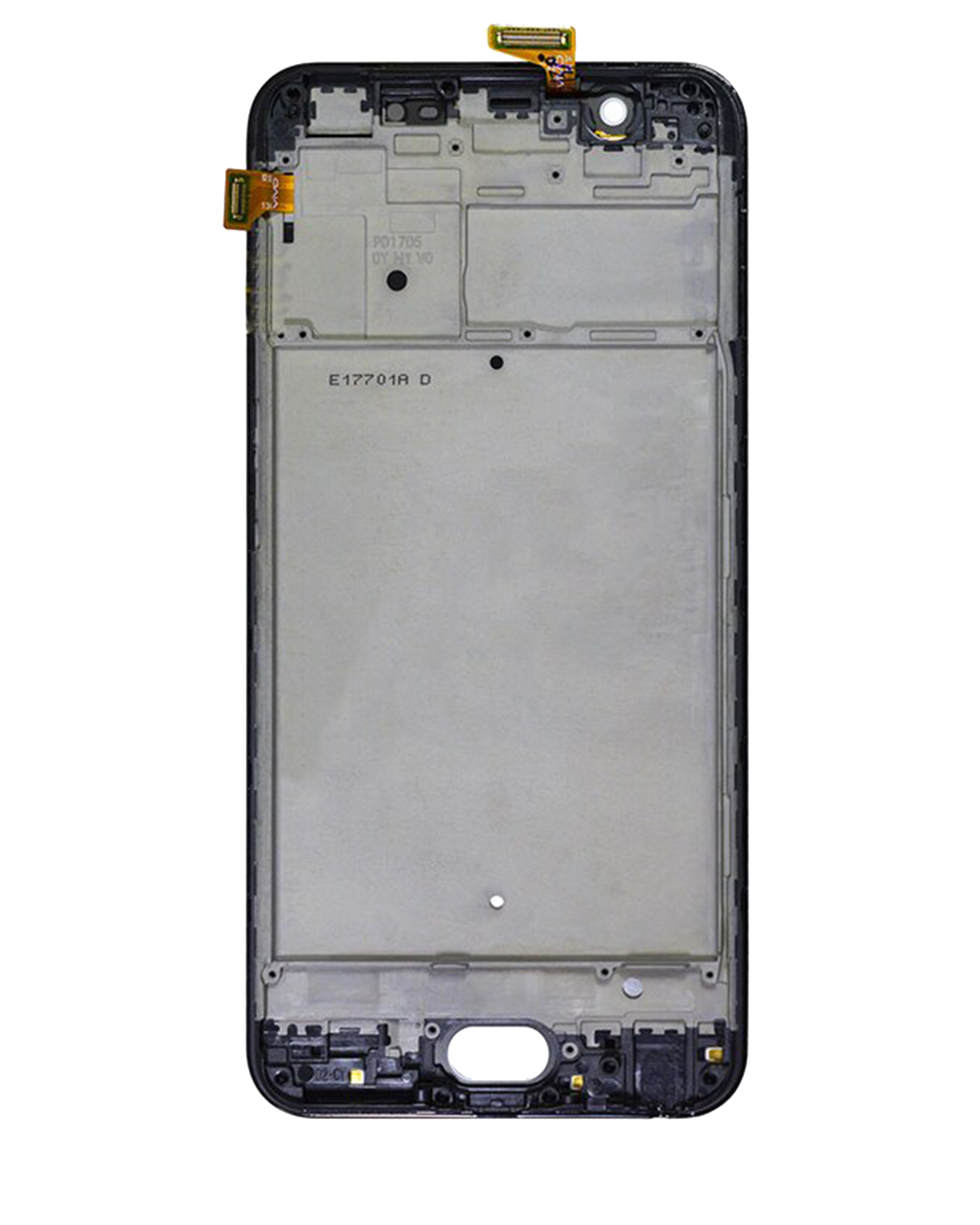 LCD Display with Frame for Vivo Y69 (Refurbished) (White)