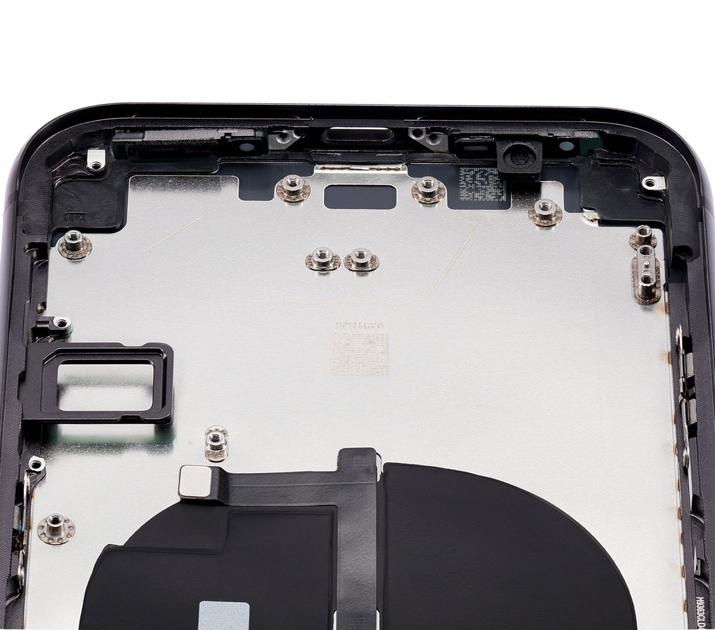 iPhone 11 Backcover/Rahmen mit Komponenten Schwarz Aftermarket Plus ohne Logo