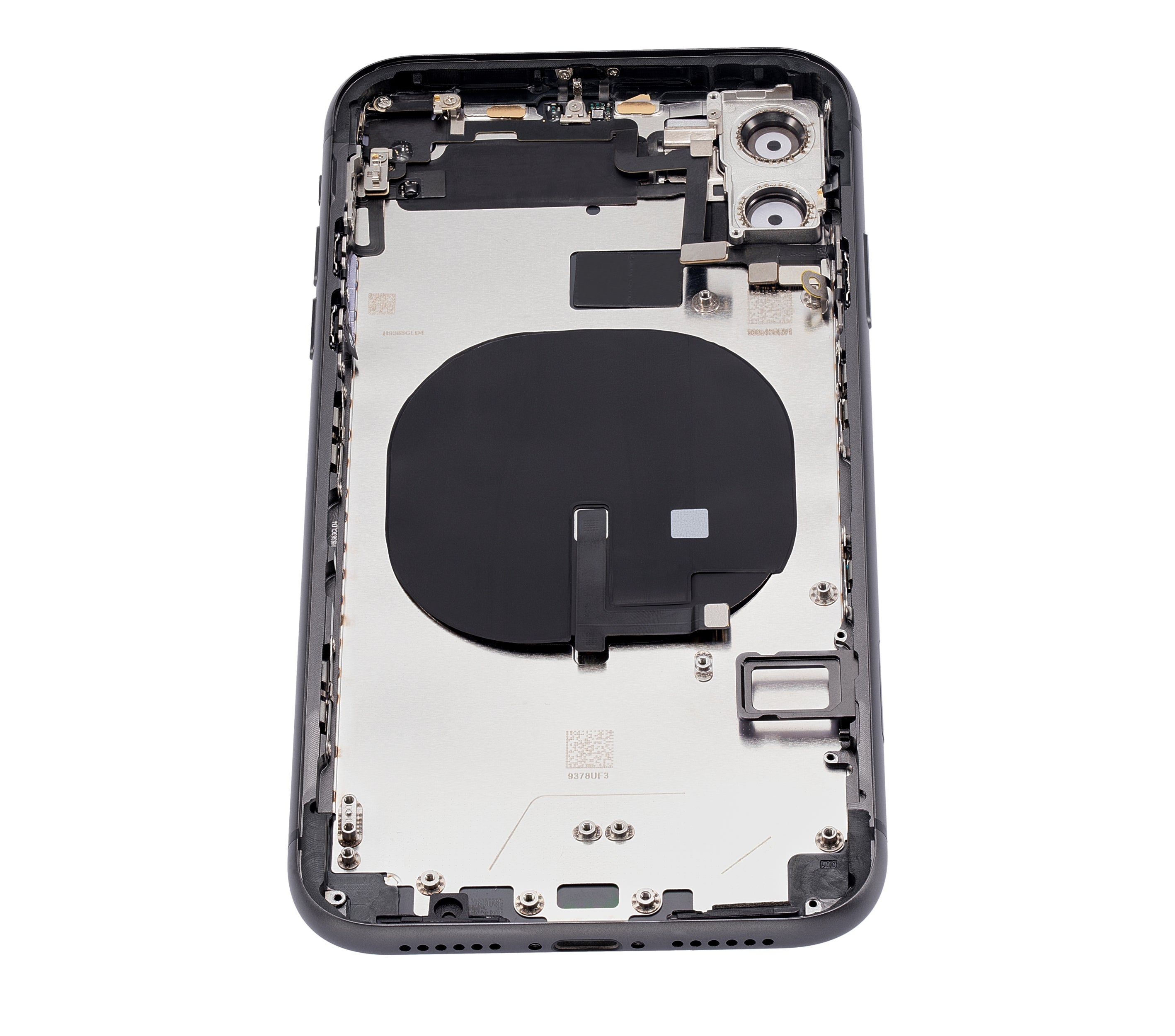 iPhone 11 Backcover/Rahmen mit Komponenten Schwarz Aftermarket Plus ohne Logo