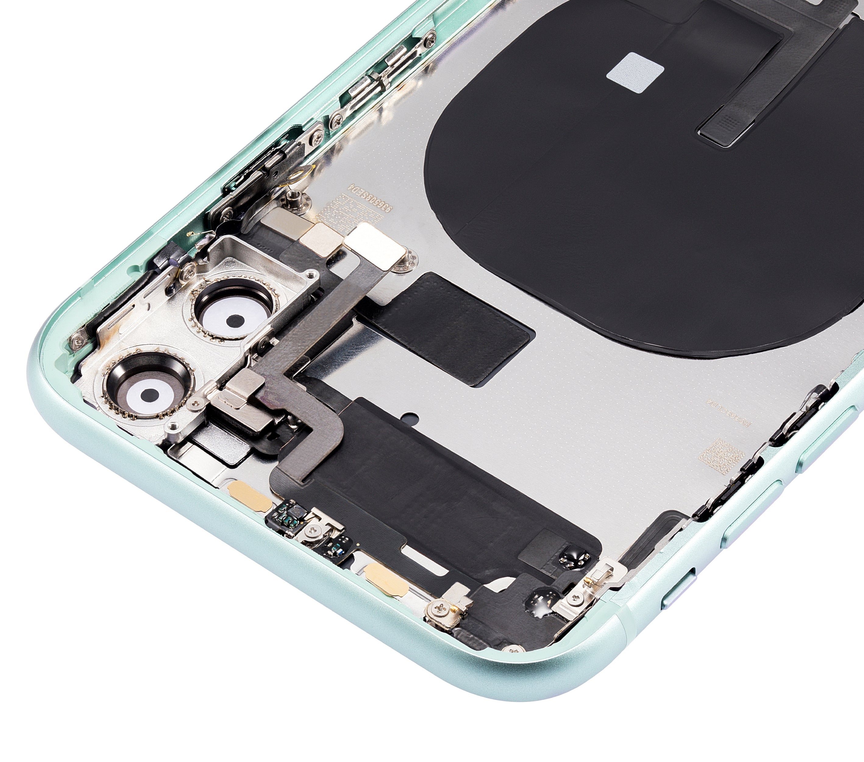 iPhone 11 Backcover/Rahmen Grün Aftermarket Plus ohne Logo mit Kleinteilen