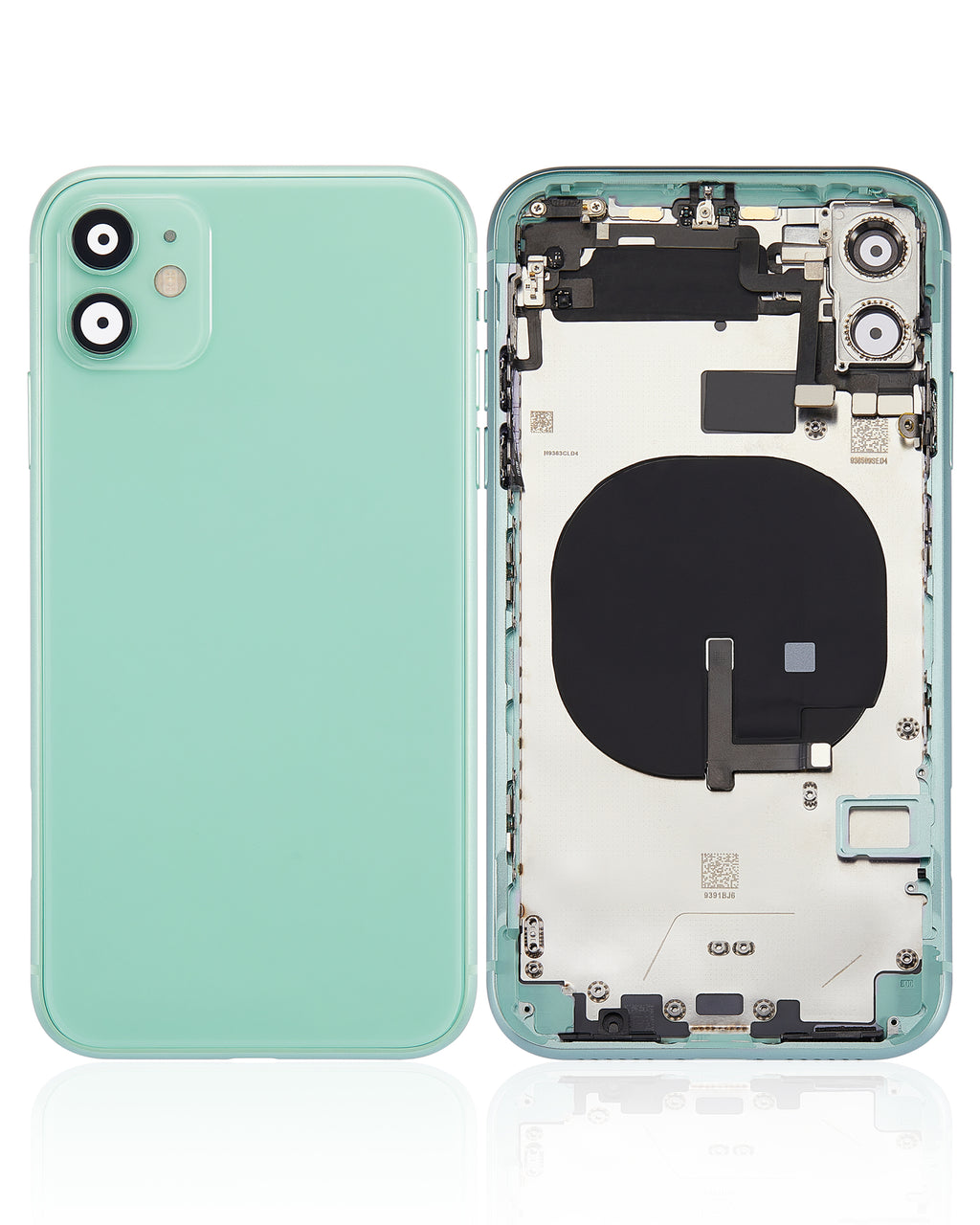 iPhone 11 Backcover/Rahmen Grün Aftermarket Plus ohne Logo mit Kleinteilen