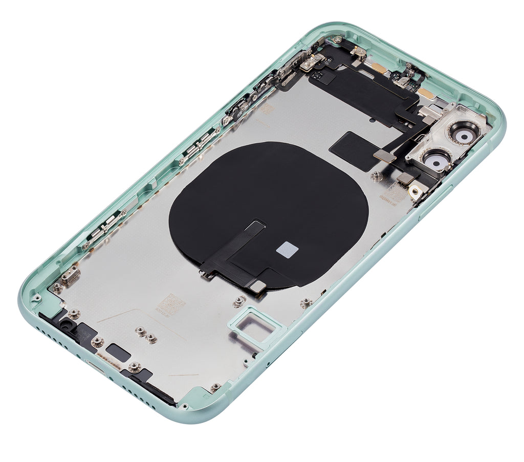 iPhone 11 Backcover/Rahmen Grün Aftermarket Plus ohne Logo mit Kleinteilen