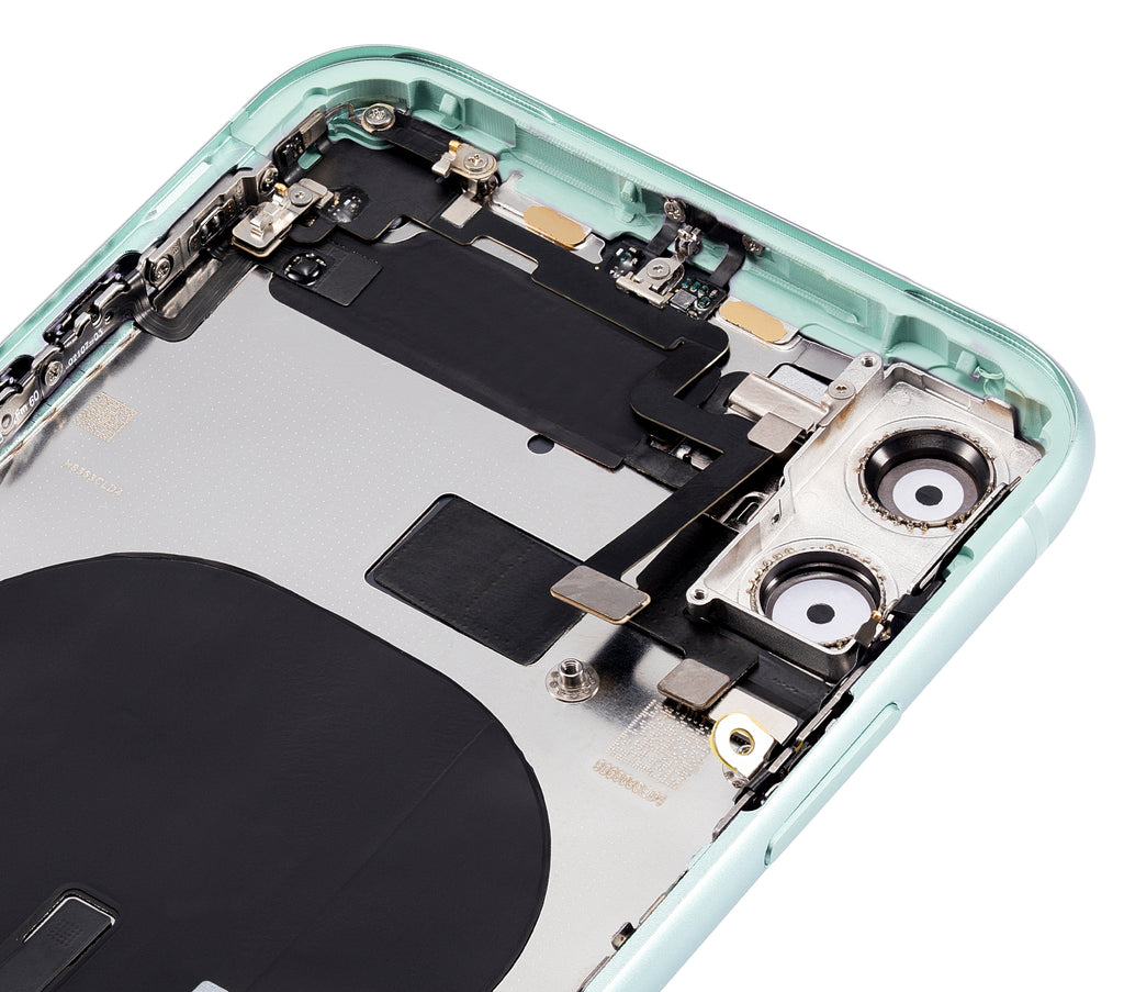 iPhone 11 Backcover/Rahmen Grün Aftermarket Plus ohne Logo mit Kleinteilen