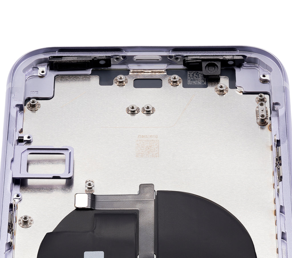 Backcover/Rahmen mit Kleinteilen für iPhone 11 Lila Aftermarket Plus