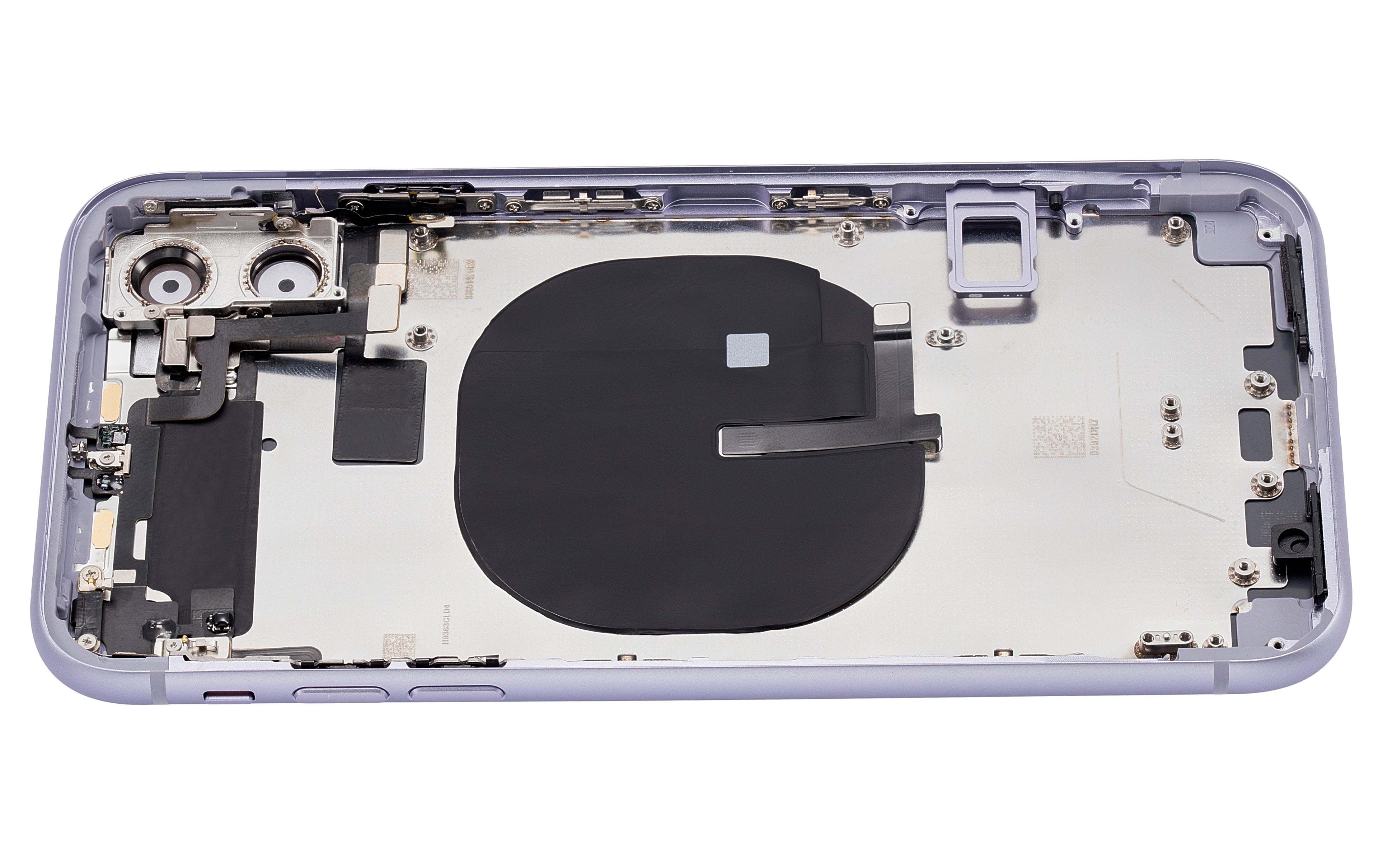 Backcover/Rahmen mit Kleinteilen für iPhone 11 Lila Aftermarket Plus