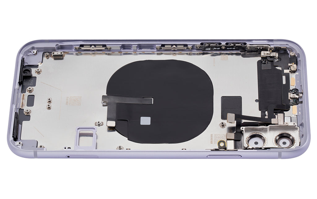 Backcover/Rahmen mit Kleinteilen für iPhone 11 Lila Aftermarket Plus