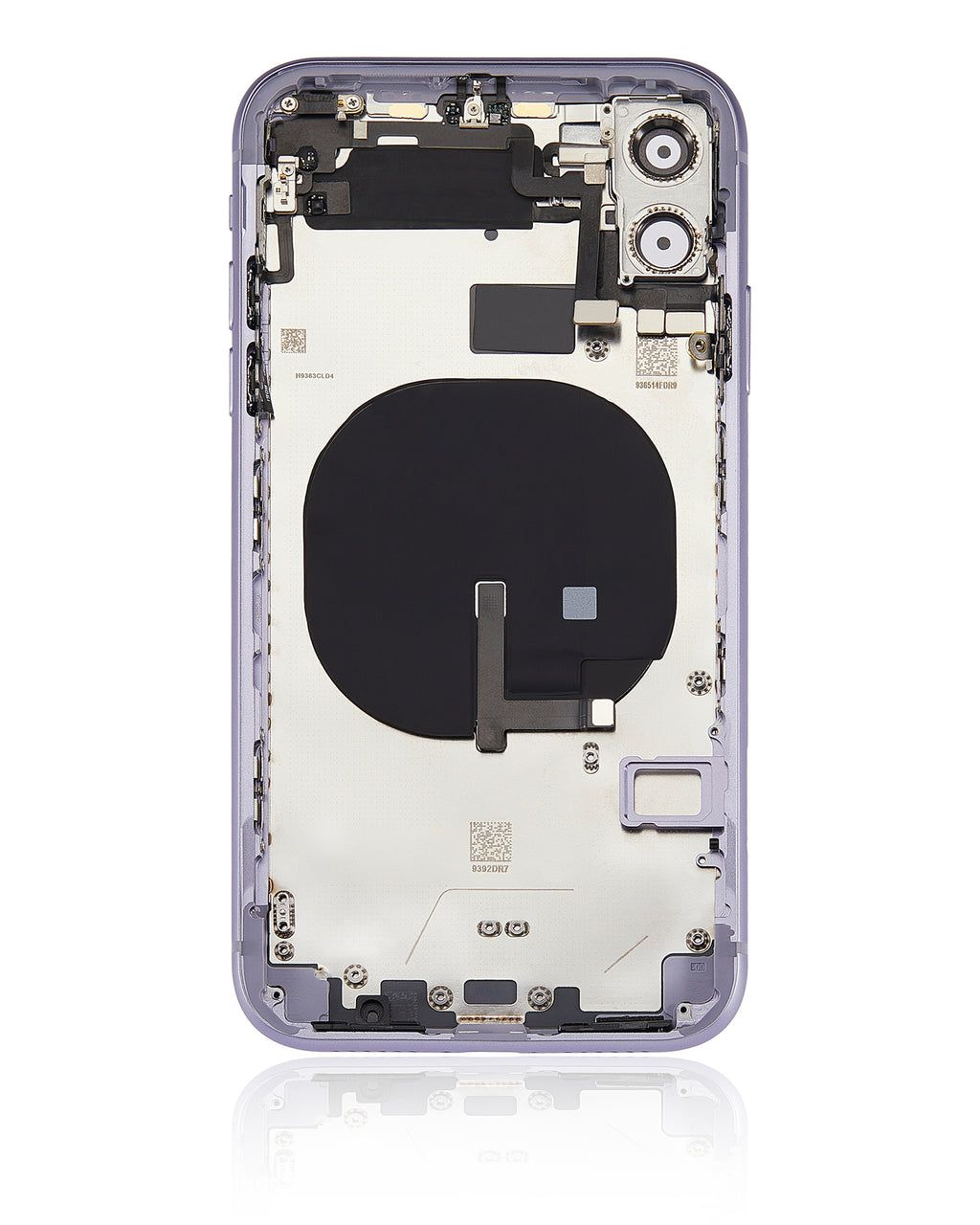 Backcover/Rahmen mit Kleinteilen für iPhone 11 Lila Aftermarket Plus
