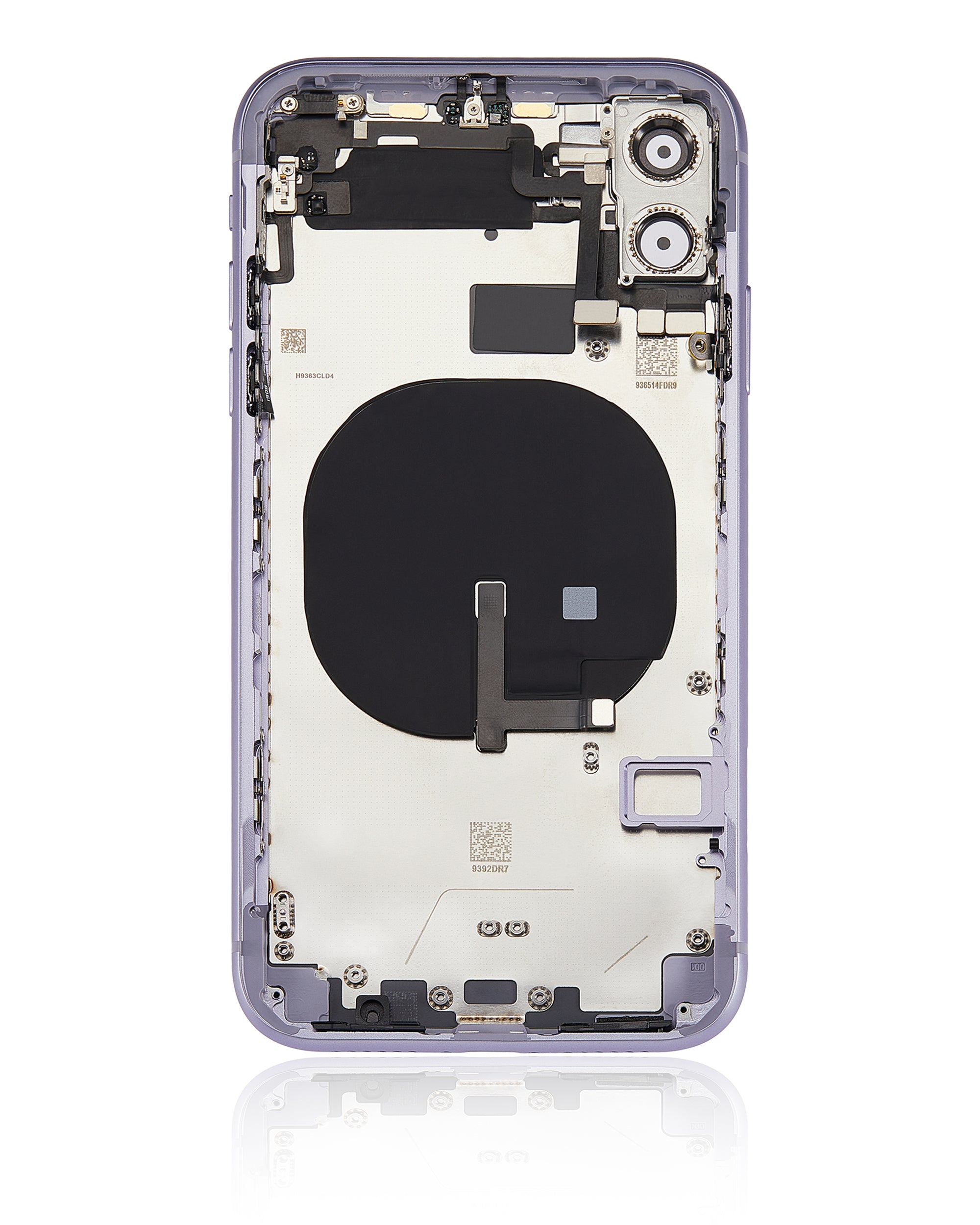 Backcover/Rahmen mit Kleinteilen für iPhone 11 Lila Aftermarket Plus