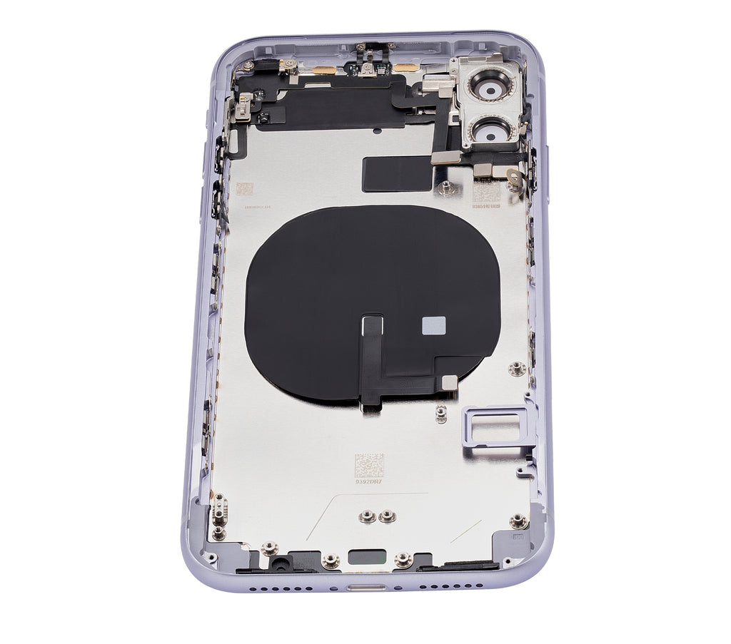 Backcover/Rahmen mit Kleinteilen für iPhone 11 Lila Aftermarket Plus