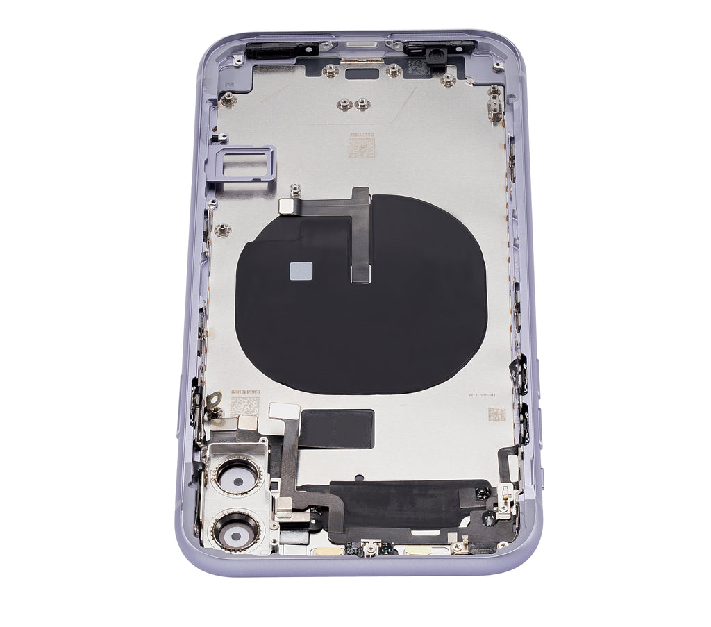 Backcover/Rahmen mit Kleinteilen für iPhone 11 Lila Aftermarket Plus