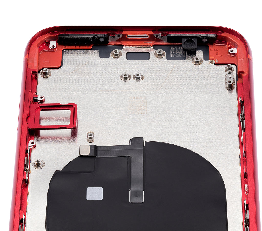 Backcover/Rahmen m. Kleinteilen iPhone 11 Rot o. Logo Afterm. Plus