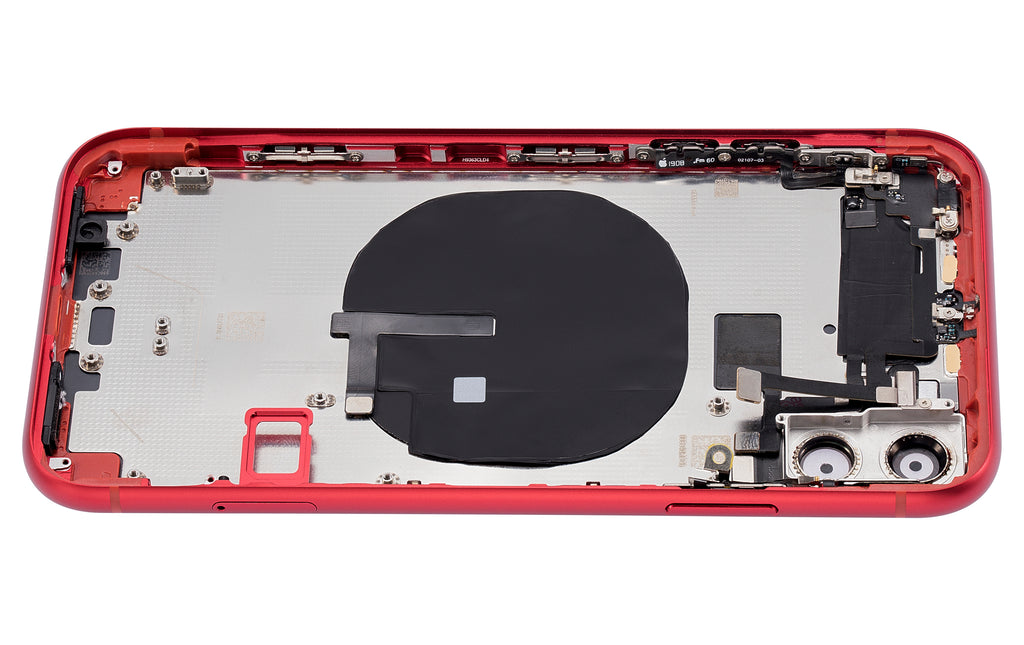 Backcover/Rahmen m. Kleinteilen iPhone 11 Rot o. Logo Afterm. Plus