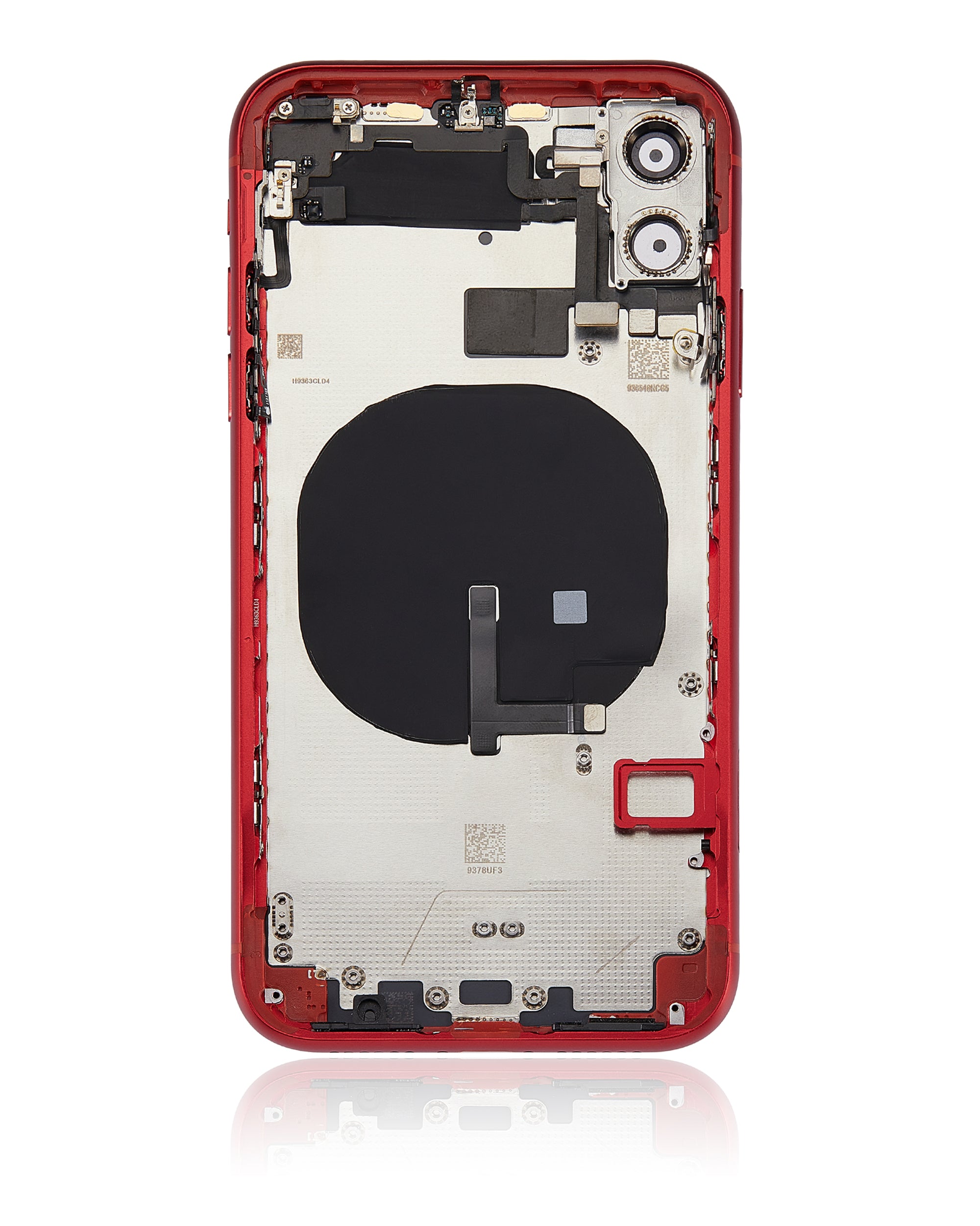 Backcover/Rahmen m. Kleinteilen iPhone 11 Rot o. Logo Afterm. Plus