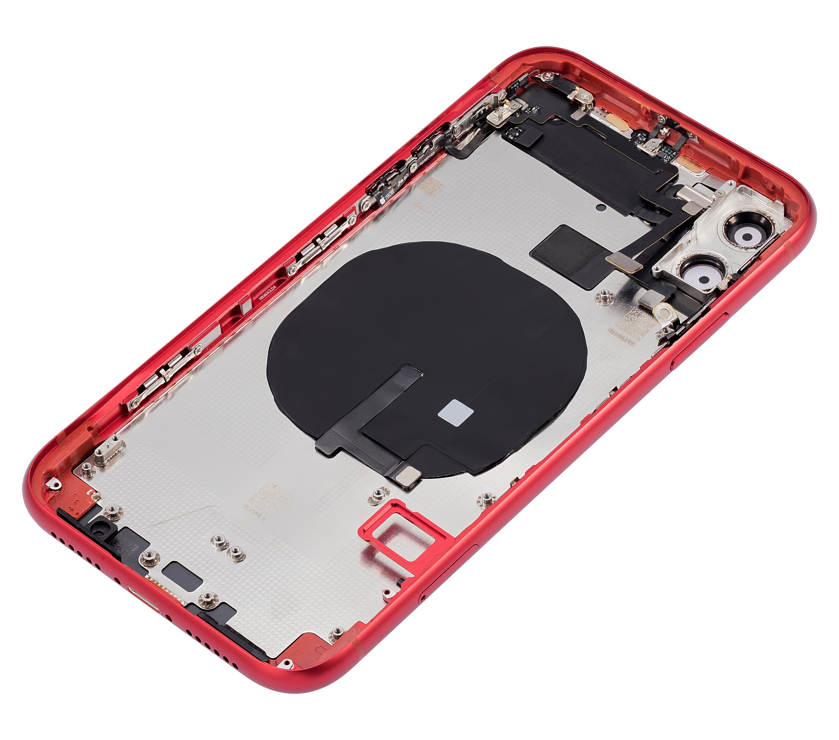 Backcover/Rahmen m. Kleinteilen iPhone 11 Rot o. Logo Afterm. Plus