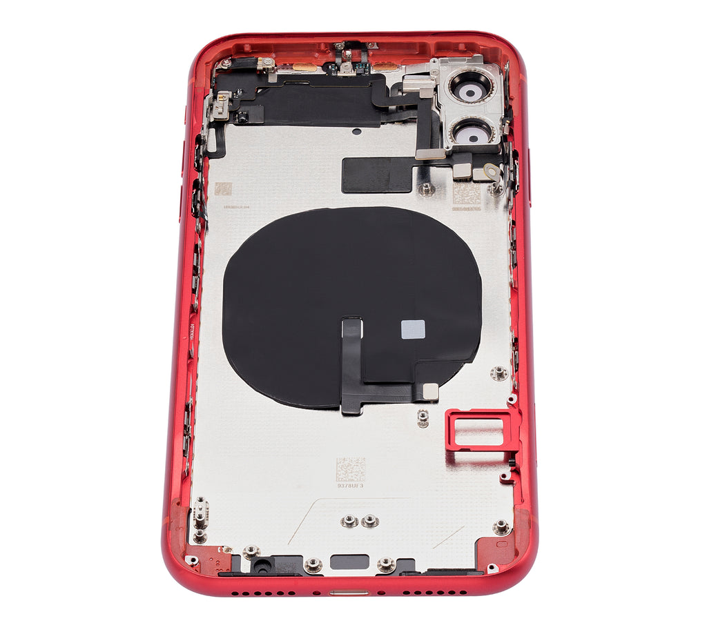 Backcover/Rahmen m. Kleinteilen iPhone 11 Rot o. Logo Afterm. Plus