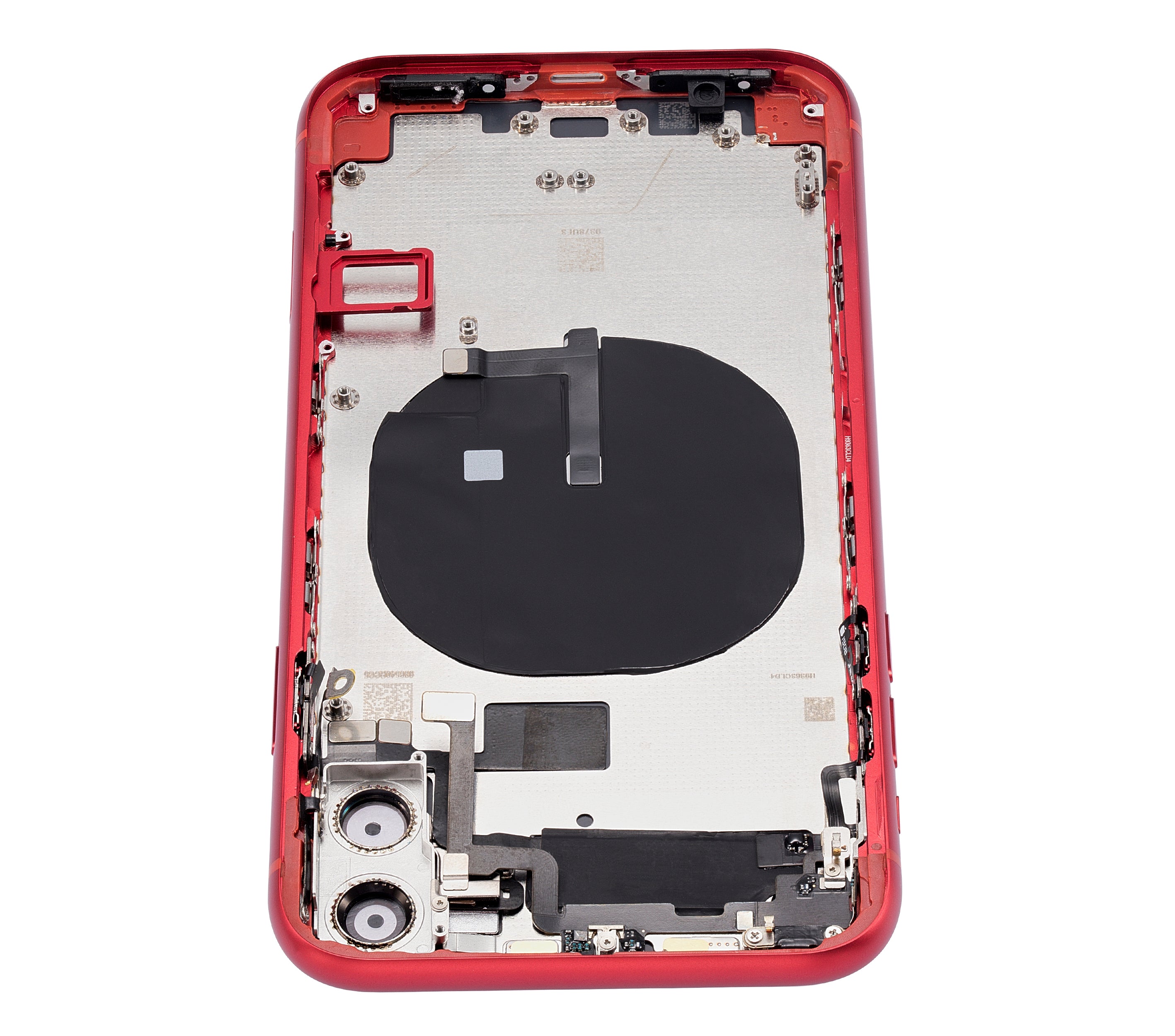 Backcover/Rahmen m. Kleinteilen iPhone 11 Rot o. Logo Afterm. Plus