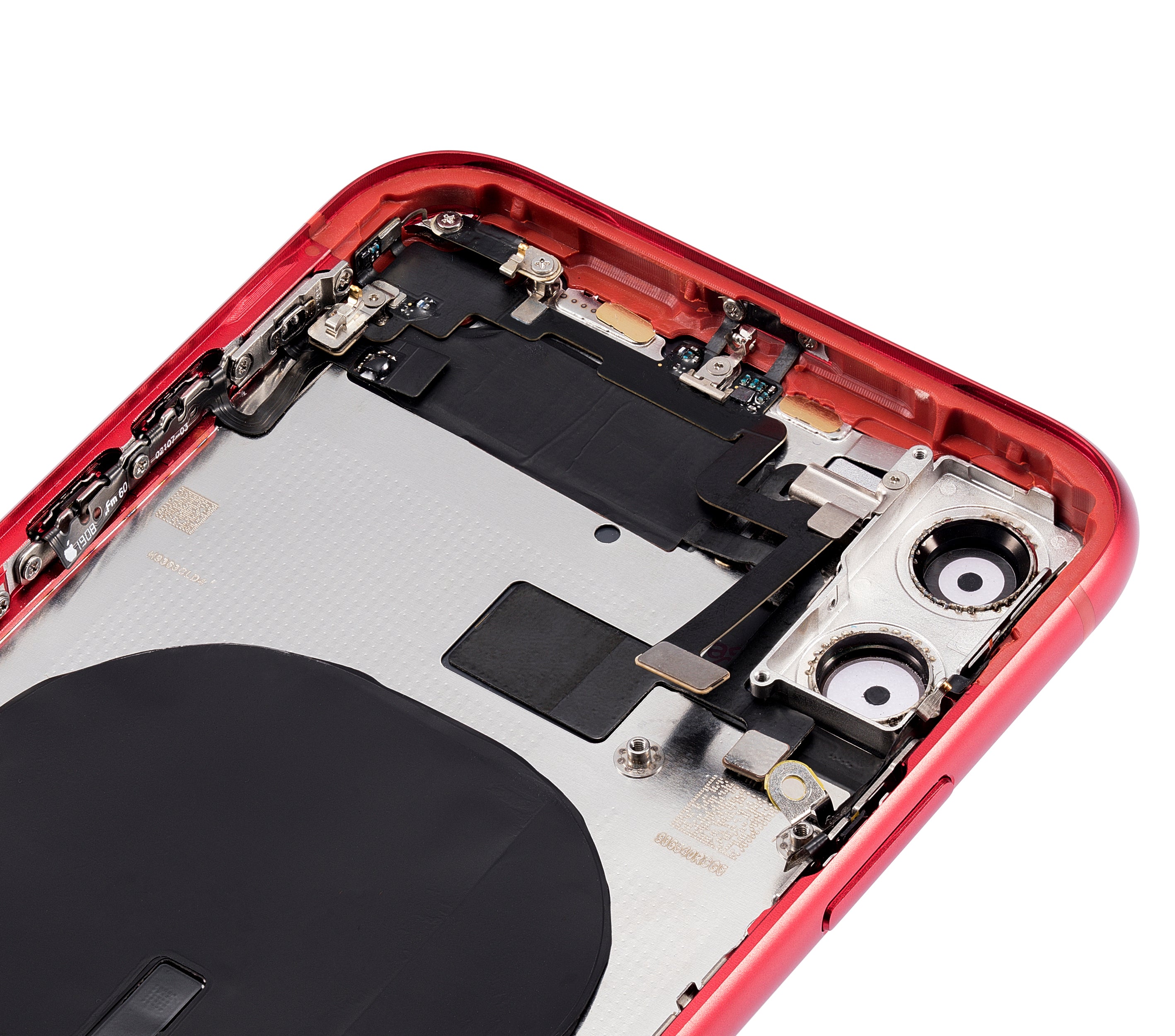 Backcover/Rahmen m. Kleinteilen iPhone 11 Rot o. Logo Afterm. Plus