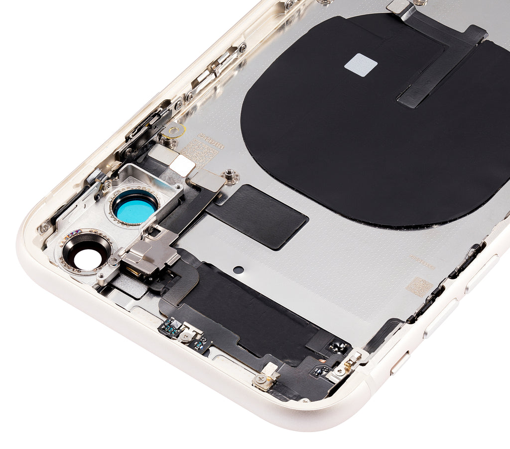 Backcover-Rahmen mit Kleinteilen für iPhone 11, Weiß, Aftermarket Plus