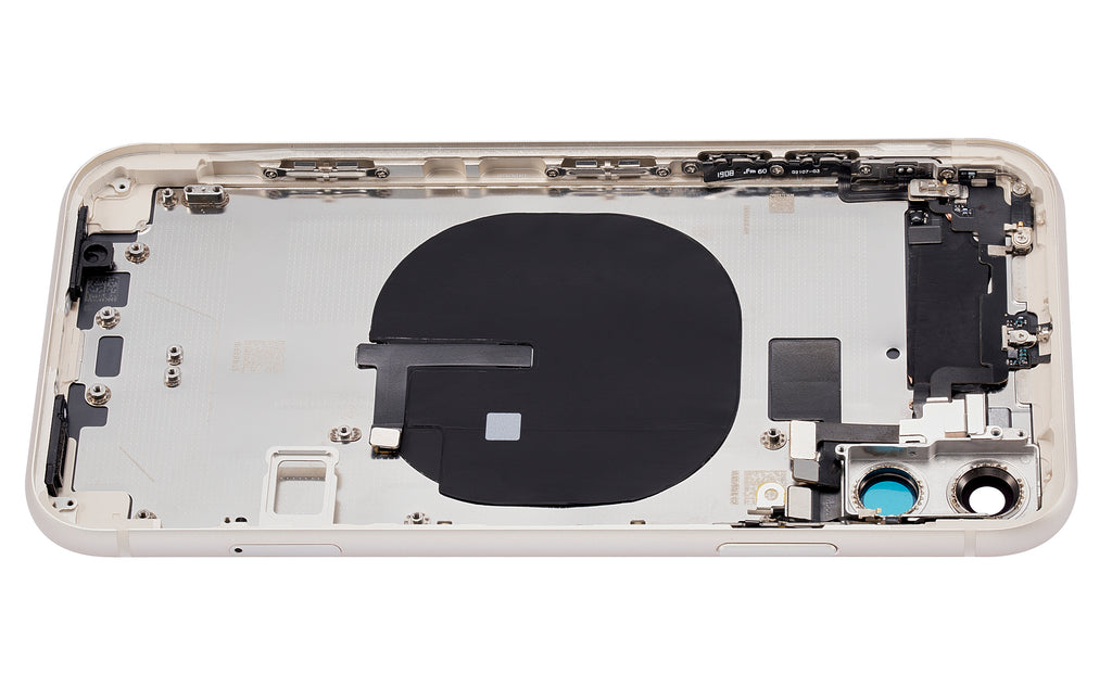 Backcover-Rahmen mit Kleinteilen für iPhone 11, Weiß, Aftermarket Plus
