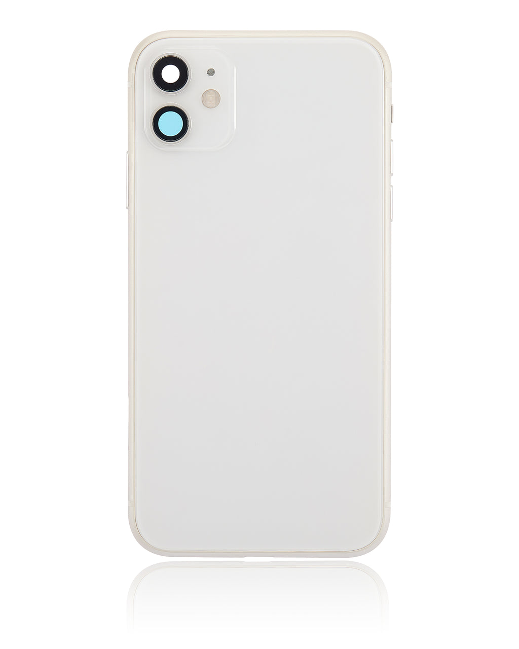 Backcover-Rahmen mit Kleinteilen für iPhone 11, Weiß, Aftermarket Plus