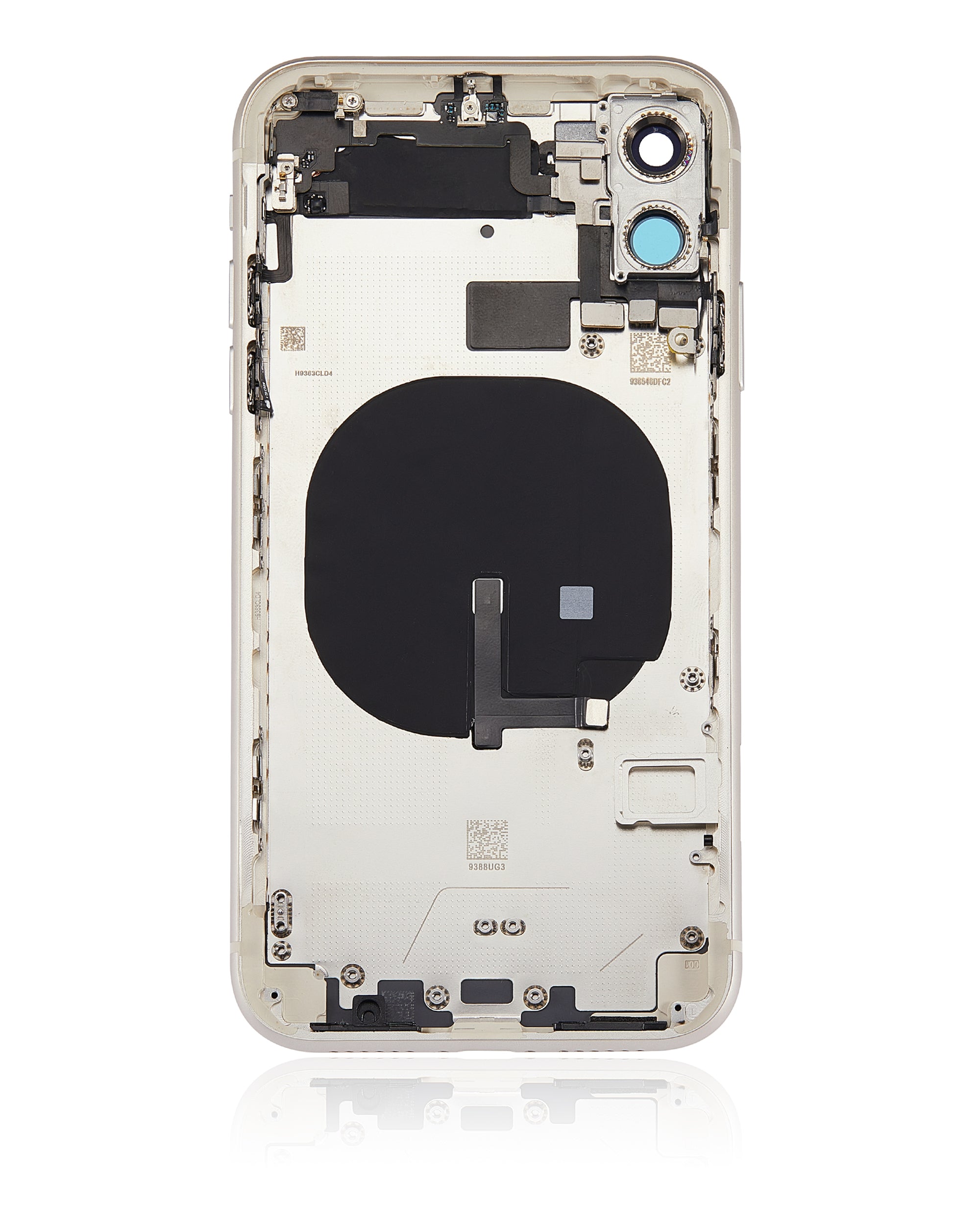 Backcover-Rahmen mit Kleinteilen für iPhone 11, Weiß, Aftermarket Plus