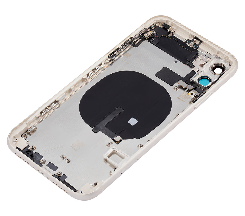 Backcover-Rahmen mit Kleinteilen für iPhone 11, Weiß, Aftermarket Plus
