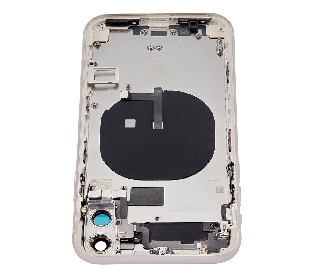 Backcover-Rahmen mit Kleinteilen für iPhone 11, Weiß, Aftermarket Plus
