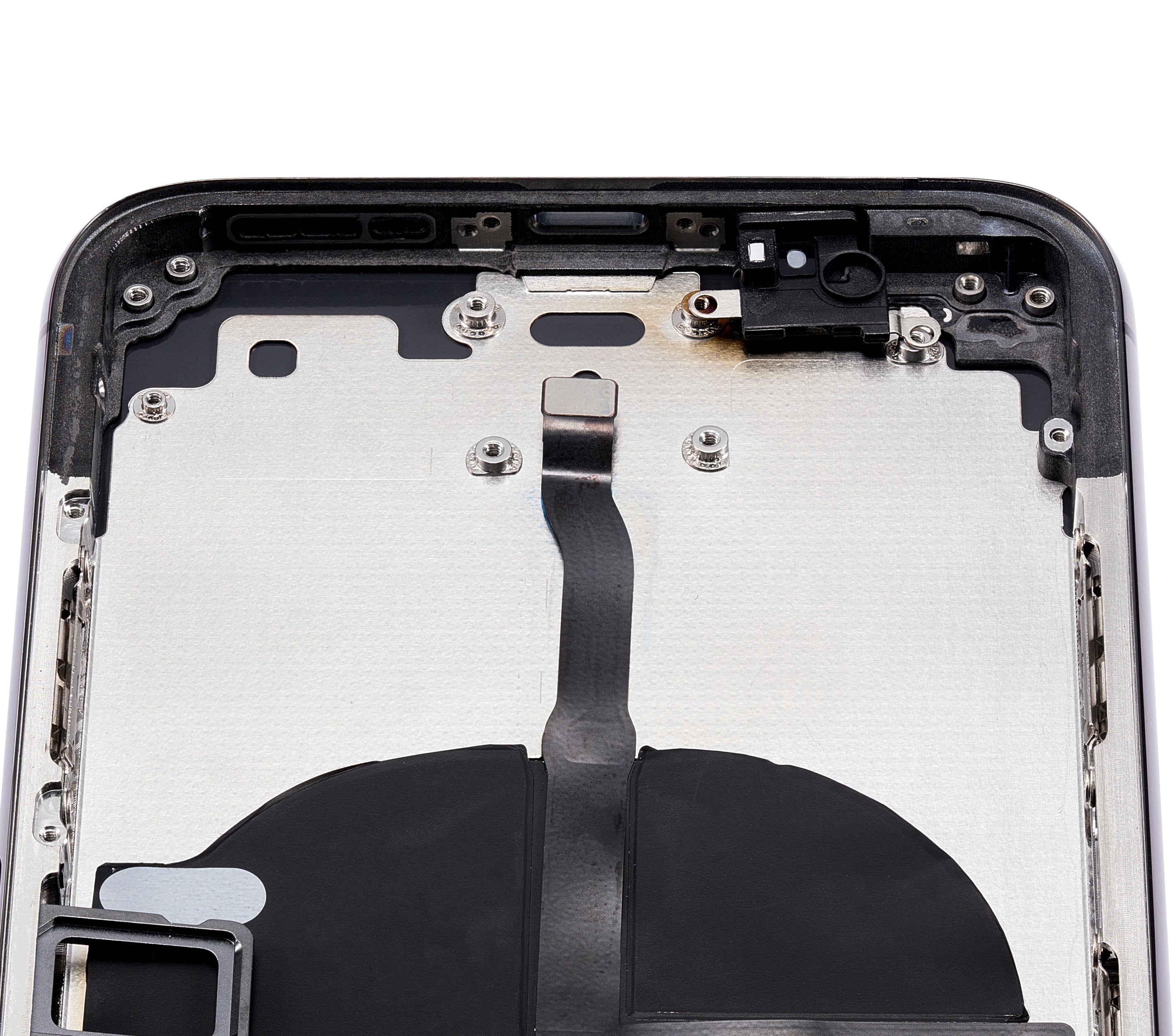 Back Cover/Frame with Pre-installed Small Parts for iPhone 11 Pro (without logo) (Aftermarket Plus) (Space Gray)
