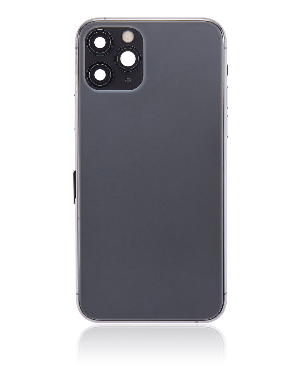 Back Cover/Frame with Pre-installed Small Parts for iPhone 11 Pro (without logo) (Aftermarket Plus) (Space Gray)