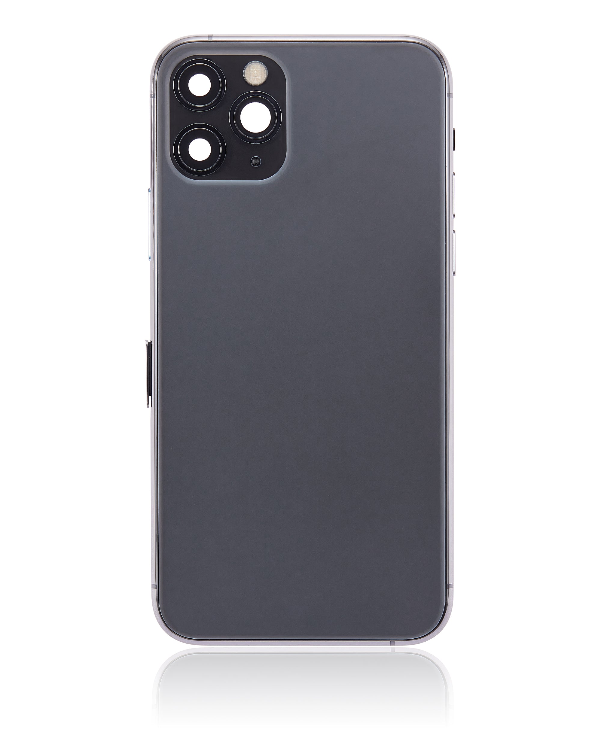 Back Cover/Frame with Pre-installed Small Parts for iPhone 11 Pro (without logo) (Aftermarket Plus) (Space Gray)