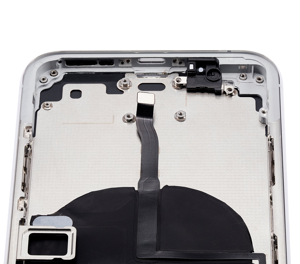 Backcover/Rahmen vorinstall. Kleinteile für iPhone 11 Pro Silber ohne Logo Quali