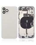 Backcover/Rahmen vorinstall. Kleinteile für iPhone 11 Pro Silber ohne Logo Quali